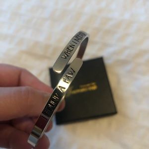 Silver adjustable Bracelet -never worn